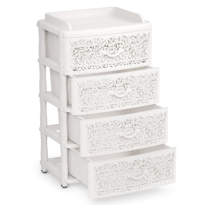 Комод 4-хсекц. АУРА белый ам8890