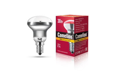 Лампа Camelion R39 30W Е14 зеркал.