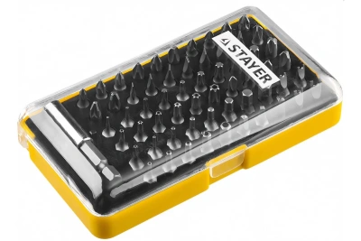 Биты набор, 61шт. CrV с магн. адапт.STAYER