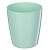 Стакан д/ванной комнаты Волна,пластик, мятный