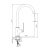 Смеситель для кухни VALFEX Aquila Chrome VF 70589