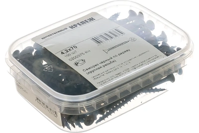 0200375 Саморез черный 4,2х70 потай крупная резьба 100шт