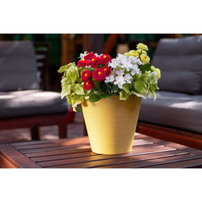 Горшок цв. Конус эко горчичный 3л 5пл0591