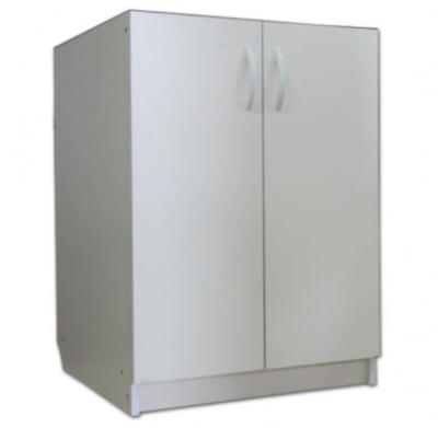 Тумба 600 белая 2-створчатая