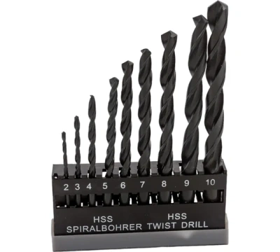 Набор сверл по металлу 9шт (2-10мм) 72385 СЕРВИС КЛЮЧ