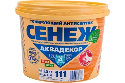 Сенеж Аквадекор Х2-111 тик 2,5кг
