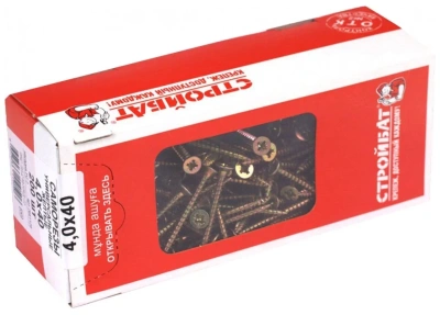 Саморез универ. нерж. 4,0х40 200шт Стройбат