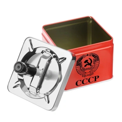 Пепельница бездымная "СССР"9*9*12см 5296446