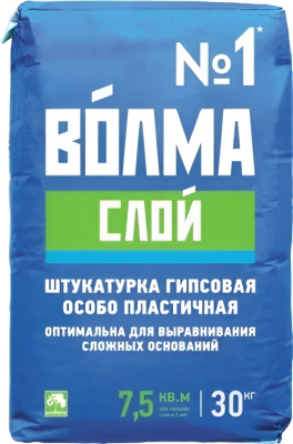 Штукатурка гипсотон Волма слой 30кг