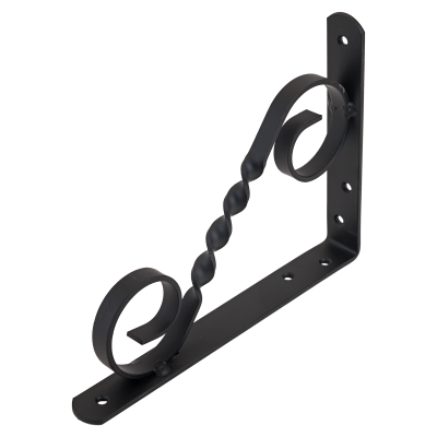 Кронштейн фигурный Домарт 200*150  мод.3 черный