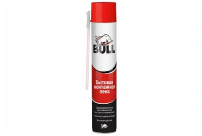 Пена монтаж.750мл "BULL SF 550"бытовая 