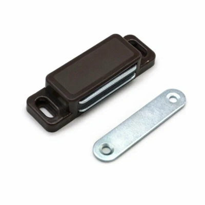 Магнит мебельный L-45 h-14 коричневый