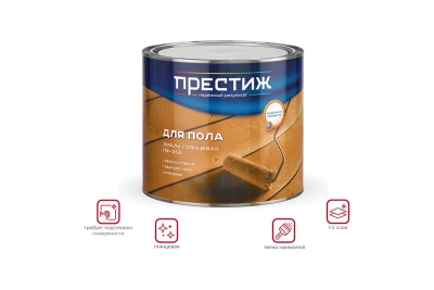 Эмаль д/пола "Престиж" св.орех 1.9кг