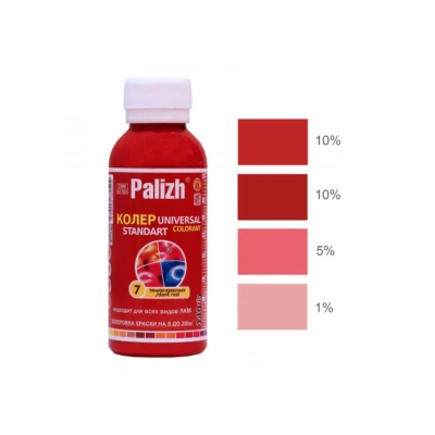 Колер Палитра №7 100мл темно-красный