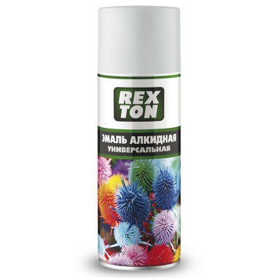 Аэроз. эмаль (белый глянец) 520мл "REXTON"