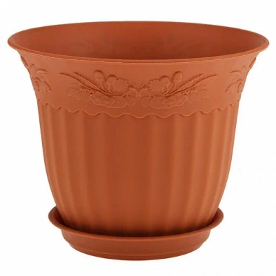 Кашпо "Дубок" 1,2л терракот. 