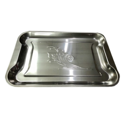 Поднос 50*35см нерж. квадр.вк50532