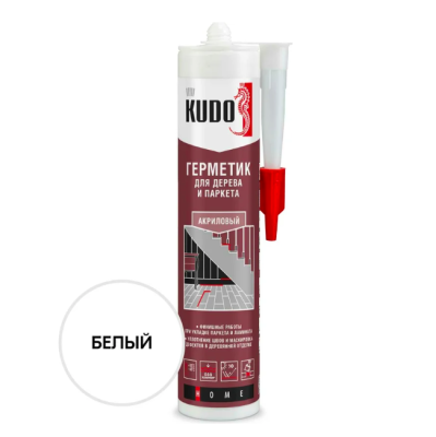 Герметик по дереву (Белый) 280мл "КУДО"