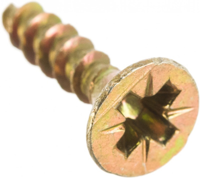 Шуруп желтый цинк 3,5/12  38шт