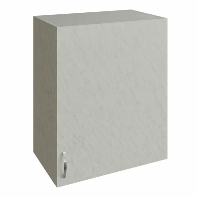 Шкаф для посуды 500 бел мрамор