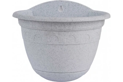 Кашпо настенное Колывань Д 16см мрамор (С 111М)