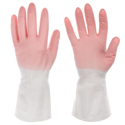 Перчатки двухцветные L