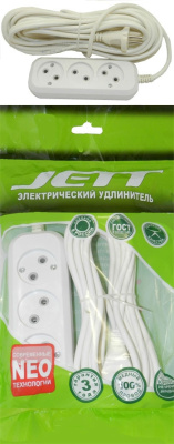 Удлинитель Джетт 3роз.7м ПВС 3х0,75