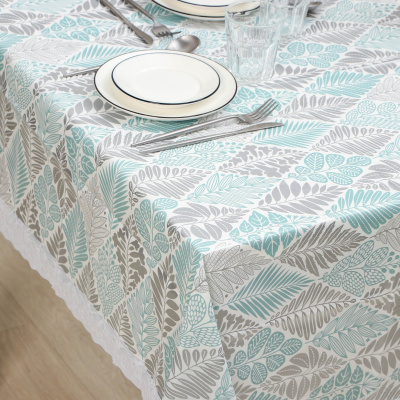 Скатерть с кружевом 135*140см "Кружево" (1107404)