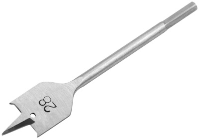 Сверло по дереву перовое 28*152мм 36128