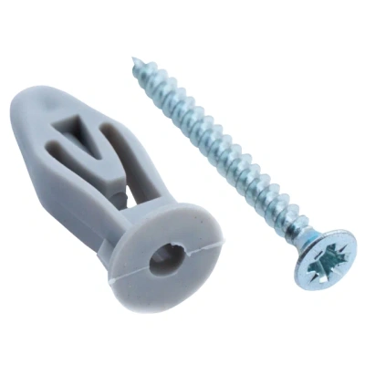 Дюбель  Стройбат 8х28 с шур (6шт) для гипсокар. 