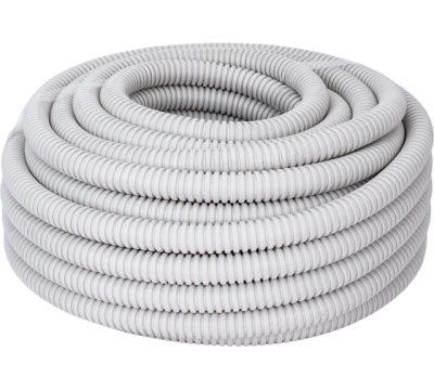 626926 Труба гофр.20мм ПВХ (серая) с зондом 1м