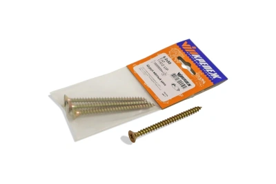 Шуруп желтый цинк 6/80  3шт