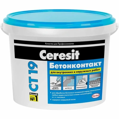 CERESIT CT19/5 Грунтовка Бетонконтакт 5кг