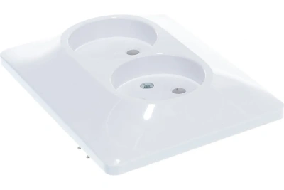 Розетка 2СП GSL000120 бел.