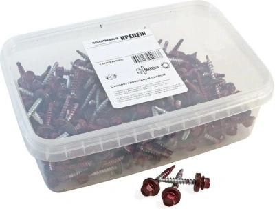 Кровельный саморез  4,8/35  кр. вино  140шт