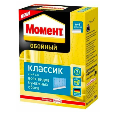 Клей Момент обойный Классик 200г