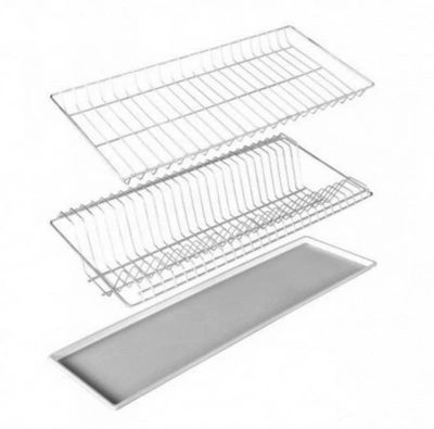 Посудосушитель 2-уровневый L500 белый