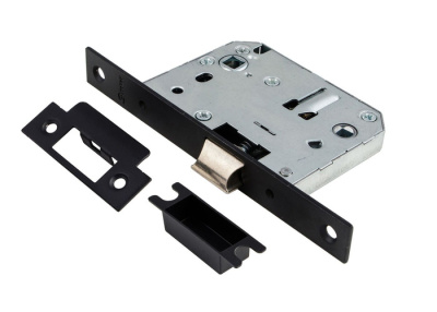 Защелка с фиксацией S-Locked 170-BL чёрный мат.