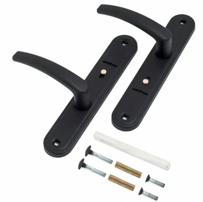 Ручки Гардиан-4131 Вега черный муар к замку 1011,3011