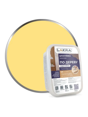 Шпатлевка по дереву(сосна) 600г ЛАКРА