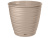 Горшок для цветов SAFFRON D146,1,5л с поддоном (бежевый)