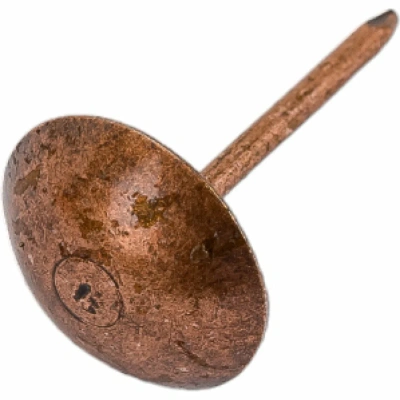 Гвозди мебельные 100 шт медь