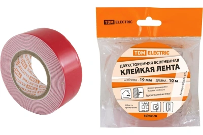 Двустор.лента 19мм*10мTDM