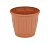 Горшок д/цветов "Дионис" 1,6л (коричневый) М 8244