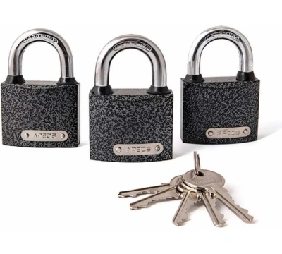 Замок висячий Apecs PD-01-50-Blister (3Locks+5Keys)