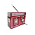 Радиоприемник XB-109BT FM/AM/SW USB/SD аккам Bluetooth 82156/XB-109B