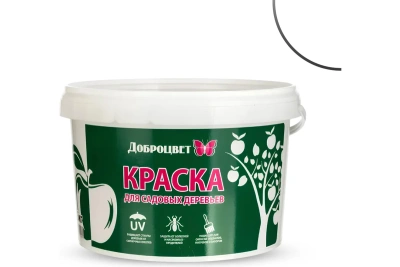 Краска д/садовых деревьев 2,5кг "ДОБРОЦВЕТ"