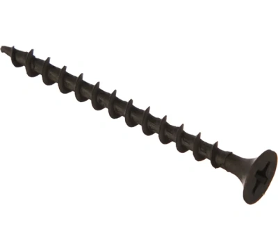 0200367 Саморез черный 3,5х45 потай крупная резьба 110шт