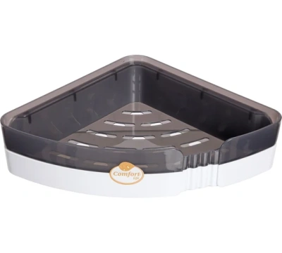 Полка многофунц. угловая пластик. цвет микс