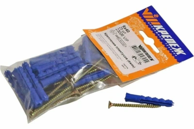 Набор д/плинтусов 6/40 (ежик) 25шт